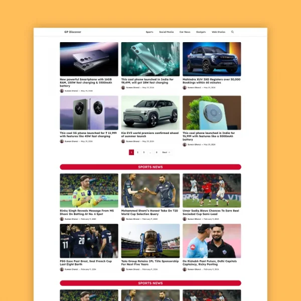 GP Discover - Blog Website Templates For GeneratePress