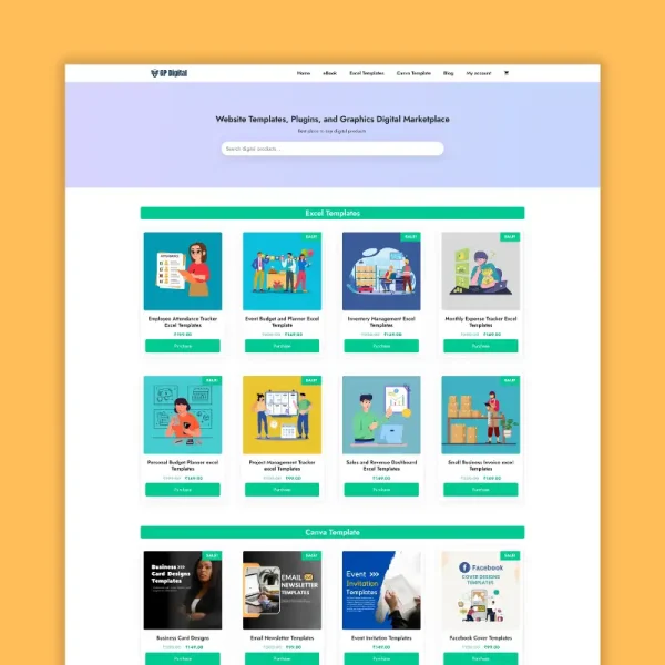 GP Digital - Digital Product Selling Website Template For GeneratePress