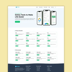 GP Tools – Tools Website Templates For GeneratePress
