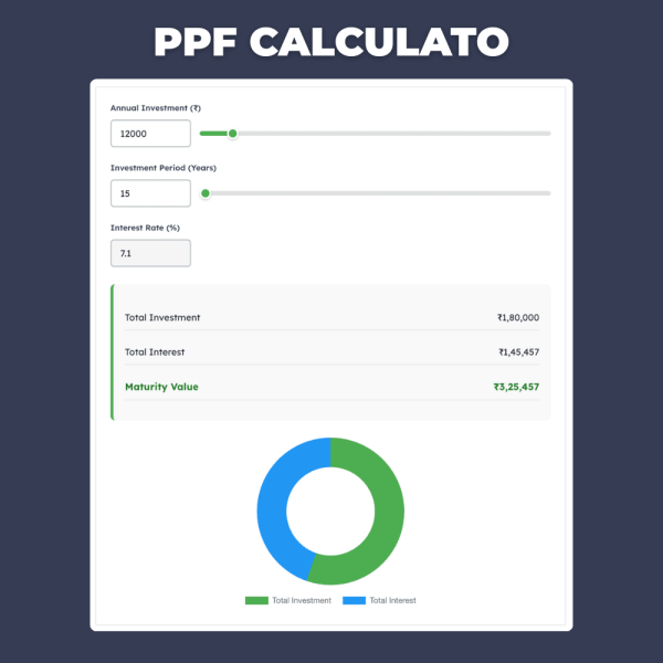 PPF Calculator HTML Code