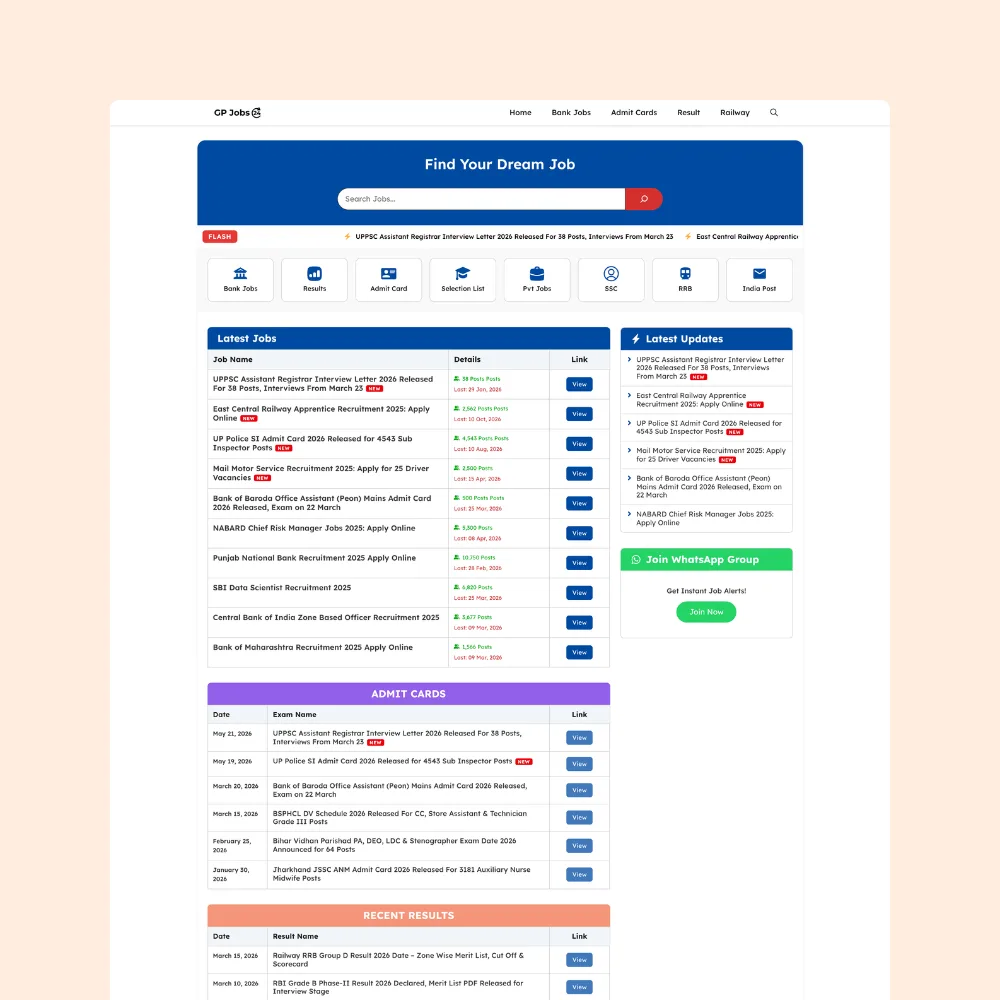 GP Jobs24 – Job Update Website Templates For GeneratePress